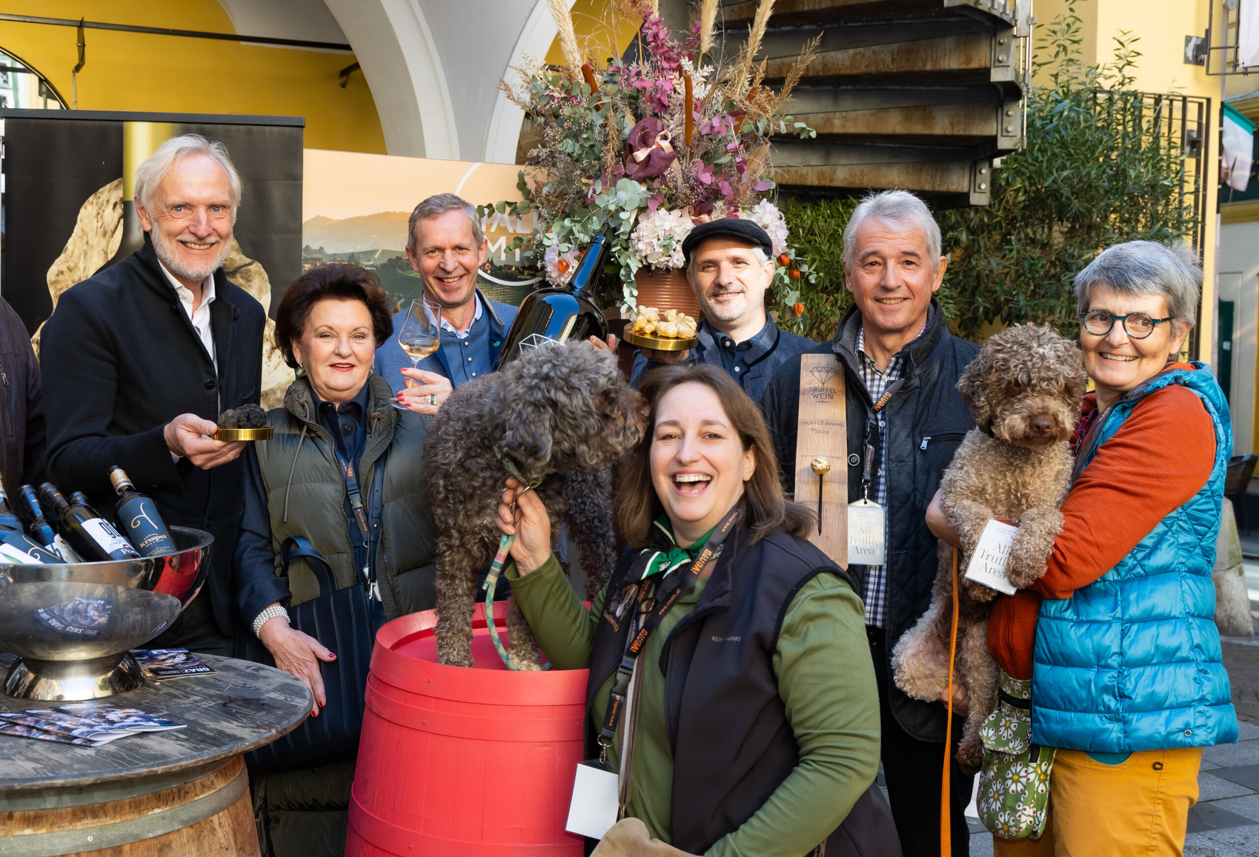 Eröffnung Trüffelmarkt Riegler,Hutter,Hardt-Stremayr,Perna,Luttenberger,Weissenbrunner, Sauseng (c) Graz Tourismus_Werner Krug (5)