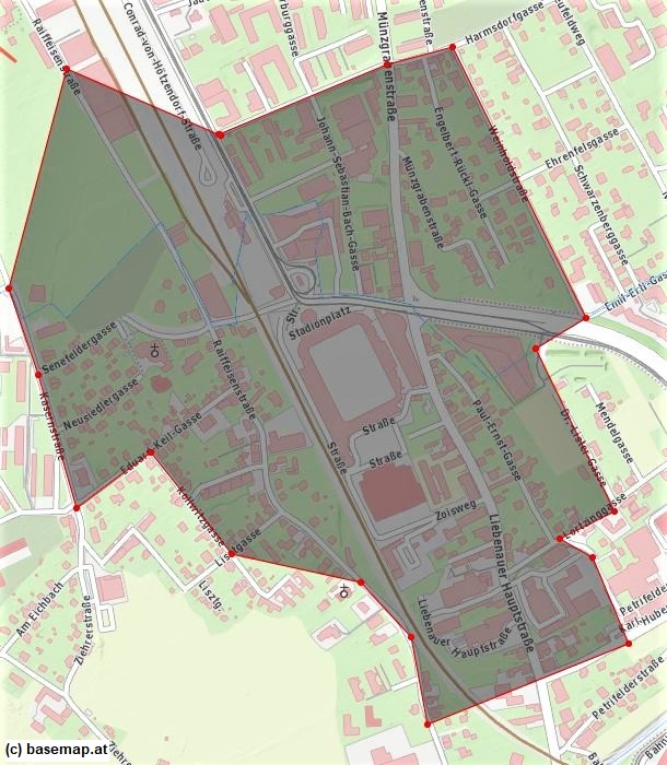 Visuelle Darstellung des verordneten Sicherheitsbereiches© LPD Stmk