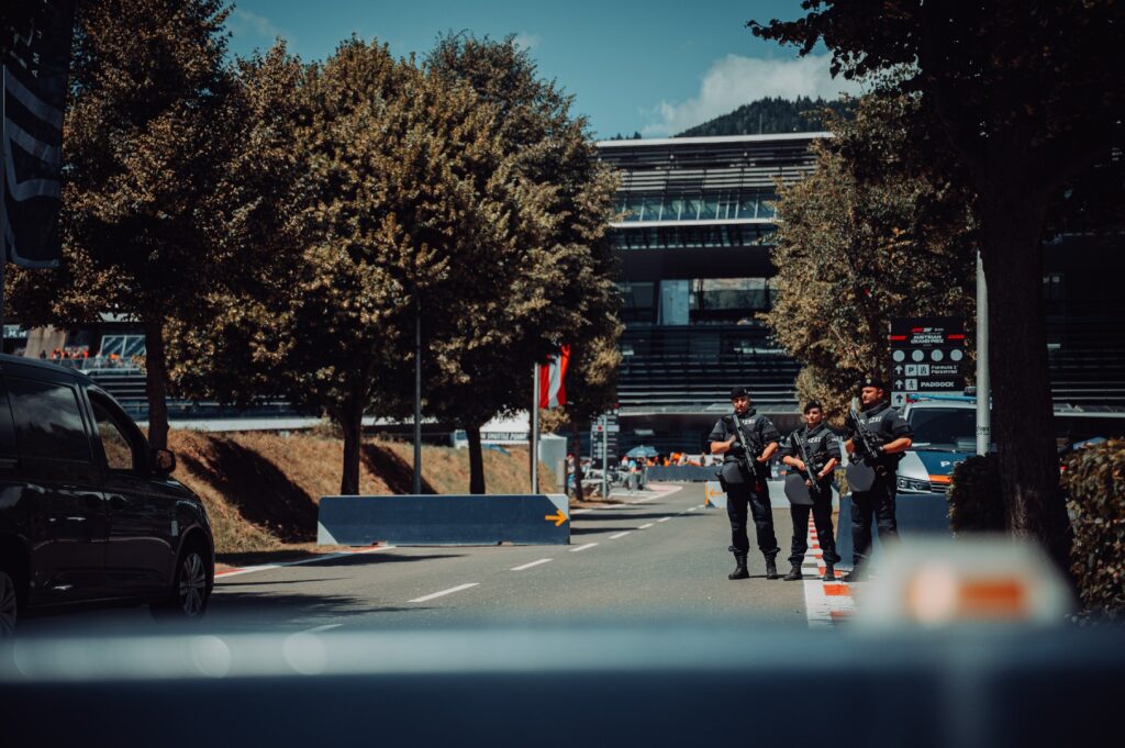 Sicherheit auf Top-Niveau – polizeiliche Schutzmaßnahmen rund um den Red Bull Ring © LPD Stmk