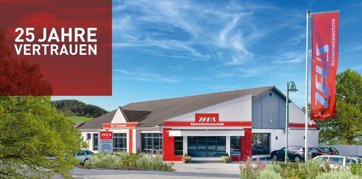 25 Jahre Vertrauen © Zeus Sicherheitstechnik