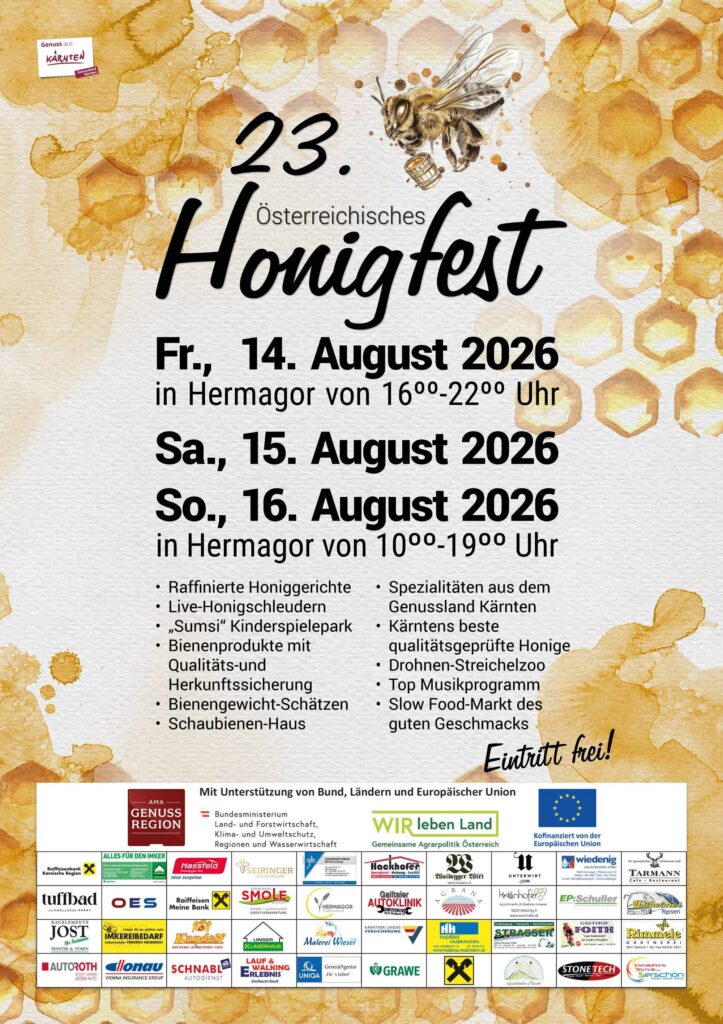 Honigfest 2026 in Hermagor
