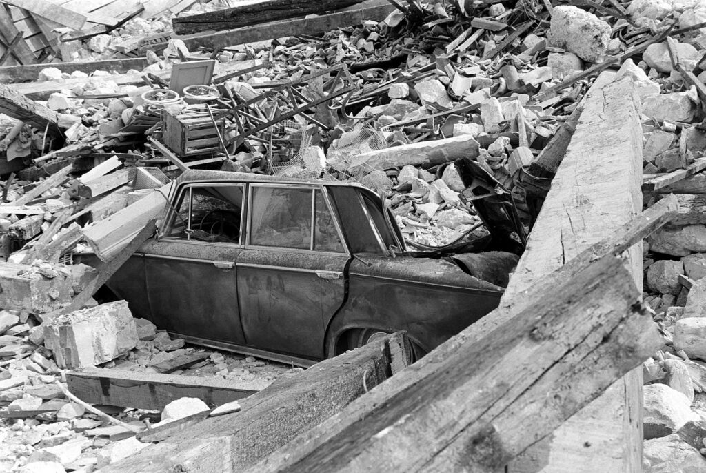 Erdbeben Friaul 1976, Foto (c) Gert Eggenberger, www.villacher.news