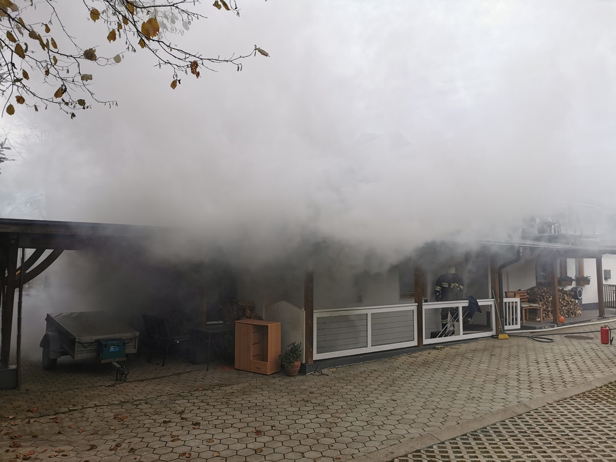 Heizraumbrand in Wohnhaus in Tröpolach © FF Tröpolach
