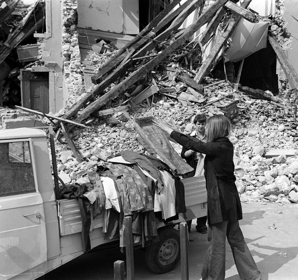 Erdbeben Friaul 1976, Foto (c) Gert Eggenberger, www.villacher.news