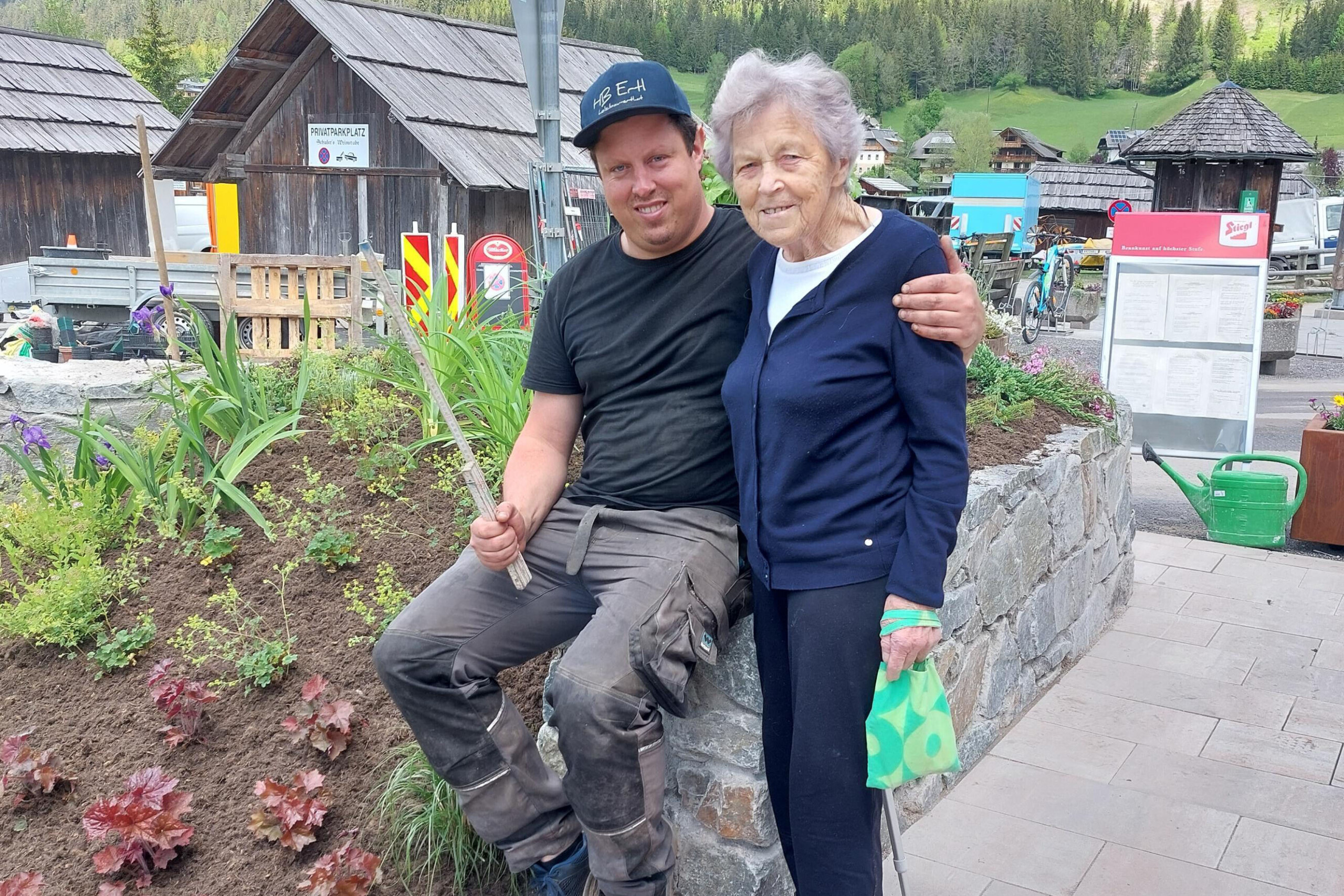 Junior-Chef mit Urli beim Gartl'n © Restaurant Schuler