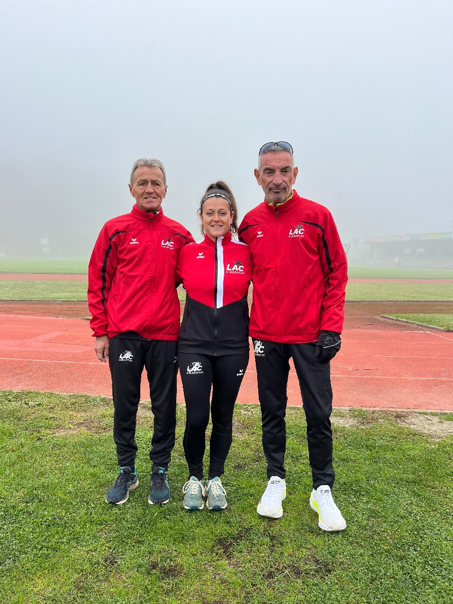 Foto zVg LAC-Archiv: von links: ein Teil der LAC-Teilnehmer – Valentin Topitschnig, Corinna Dorfer, Hans-Joachim Imre