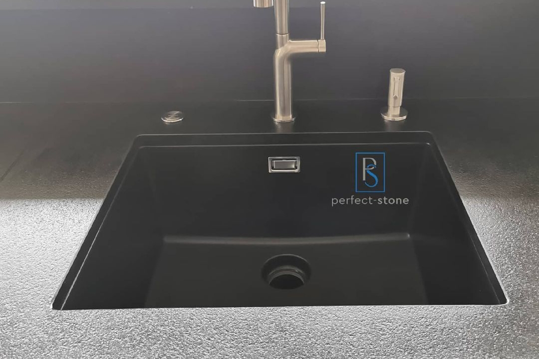 Unterbaubecken, Nero Assoluto 2cm © perfect stone