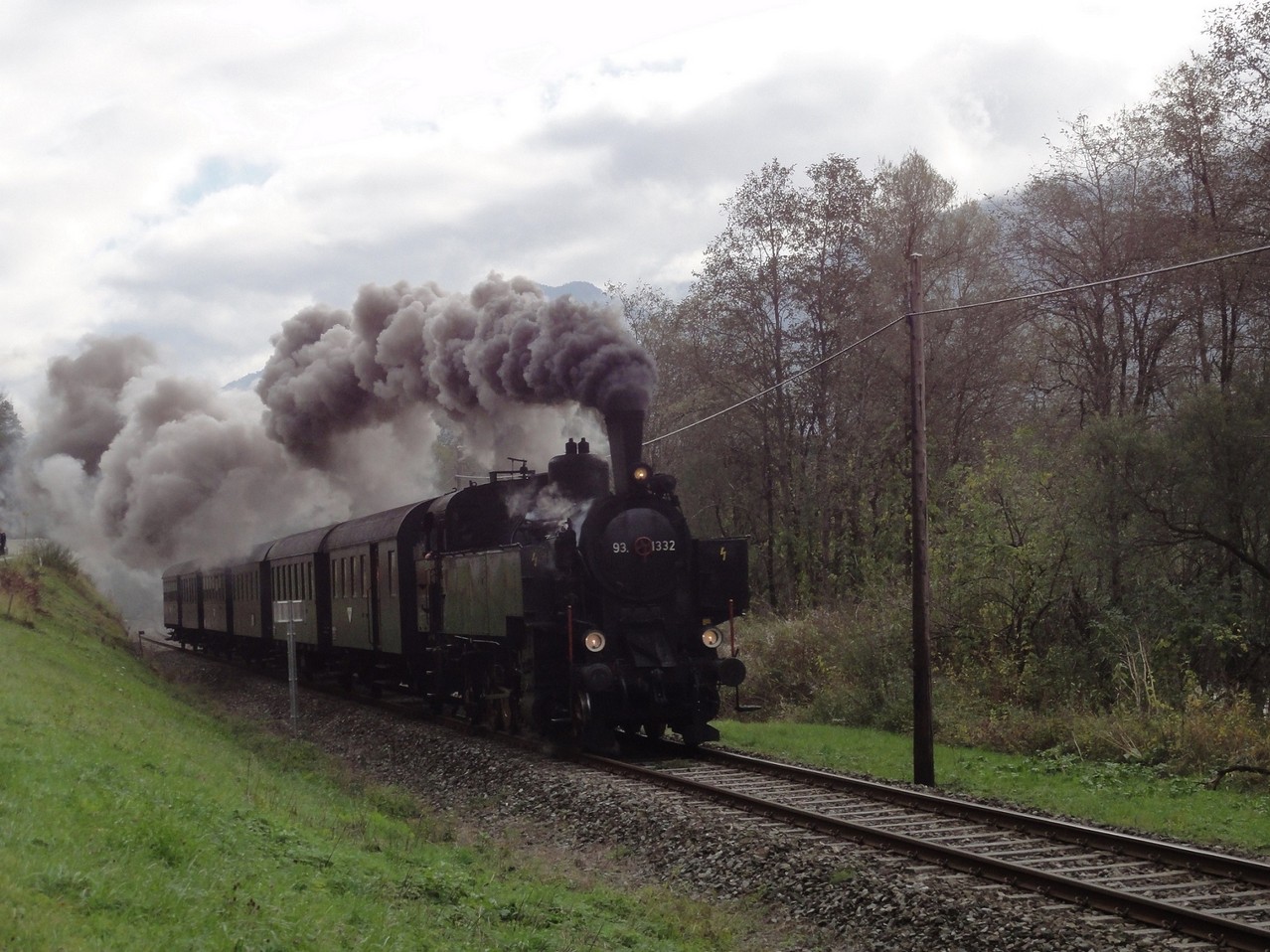 Dampfzug. © Hermann Verderber