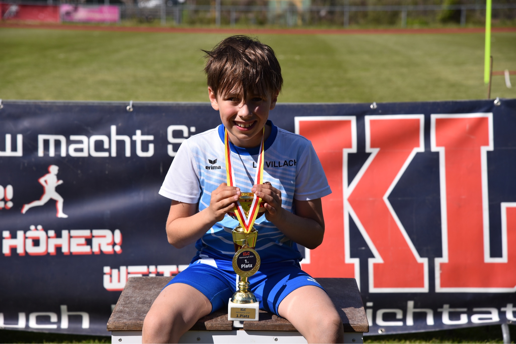 Niklas siegte in der Klasse U10 klar © Martina Albel