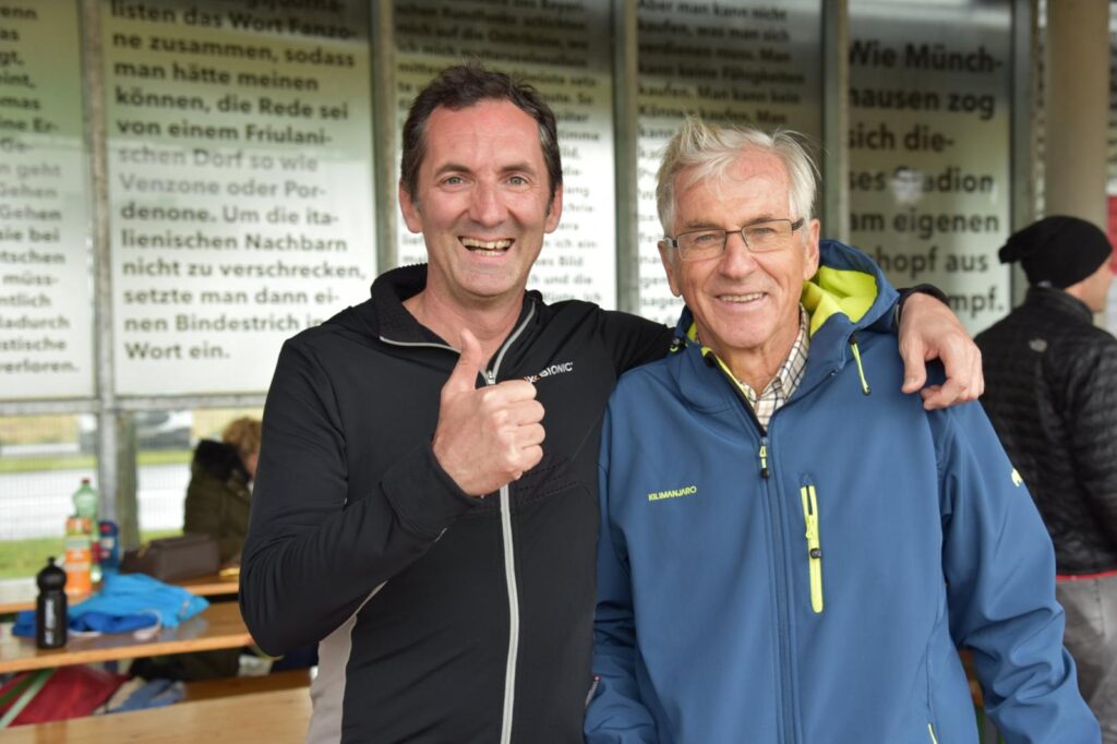 Oliver Muenzer mit Ehrenpräsident Gert Weinhandl © Martina Albel