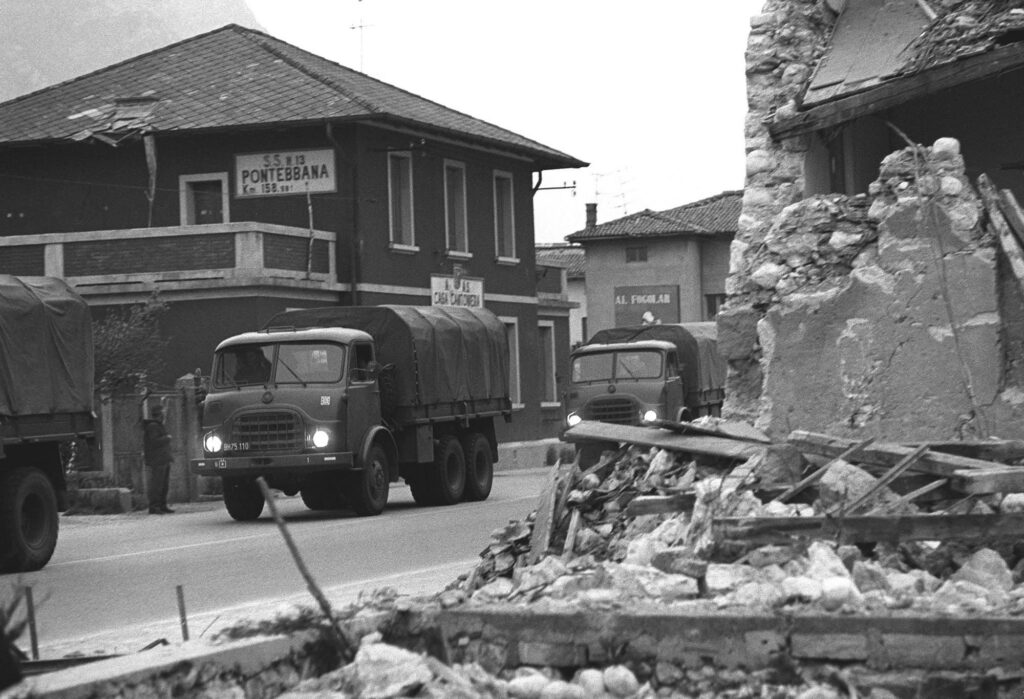 Erdbeben Friaul 1976, Foto (c) Gert Eggenberger, www.villacher.news