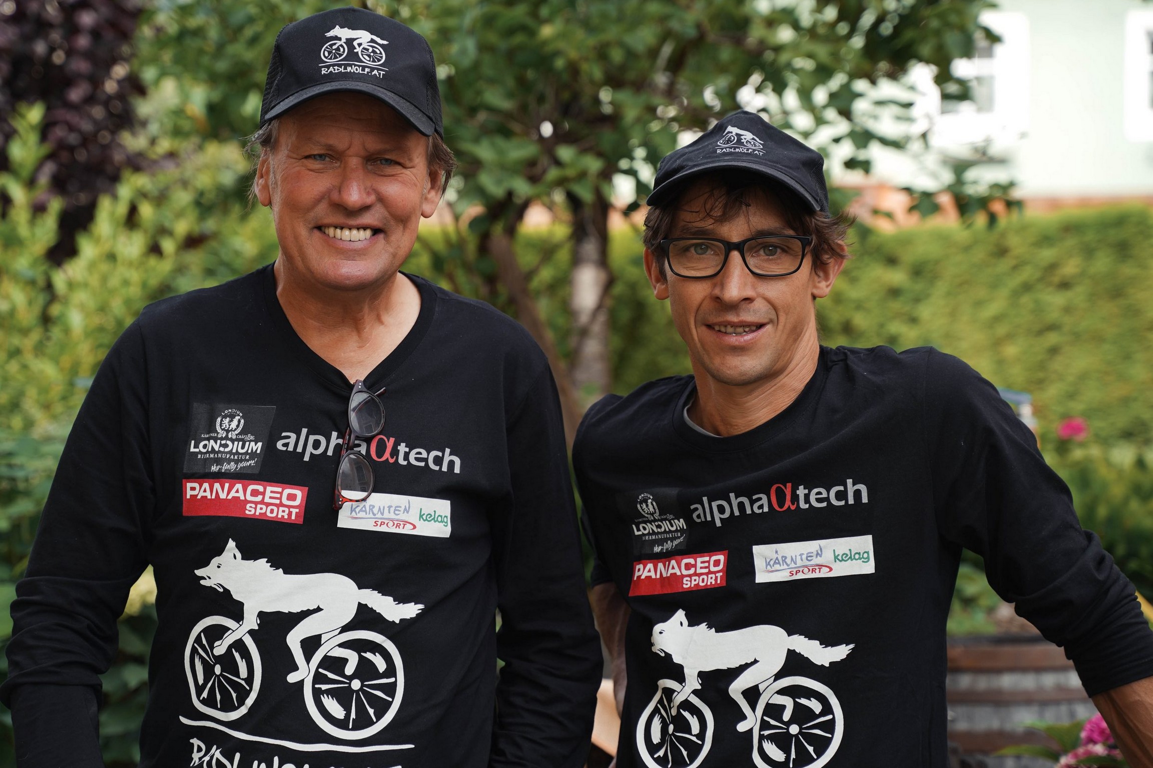 Radlwolf und Michi Kurz freuen sich auf zahlreiche Teilnahme beim „8. Radeln, Laufen und Wandern für den guten Zweck“ Foto: © Lea Kurz